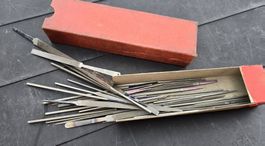 Feilen Set Konvolut mit roter Schachtel gebraucht