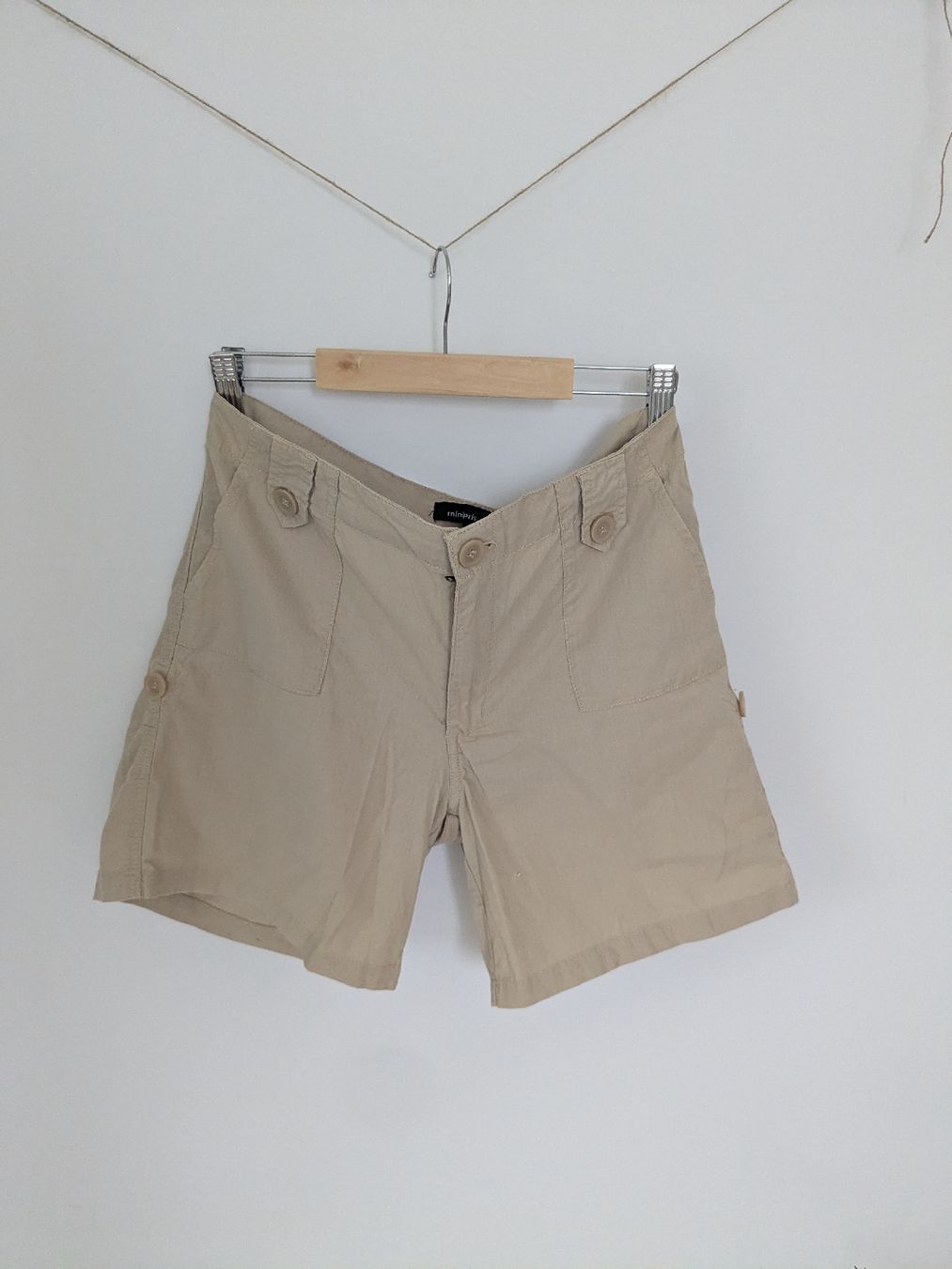 Pantaloni: Kurze Hose beige Grösse 38, Baumwolle  – Usato da Rorschach venduto da olg_5qq2