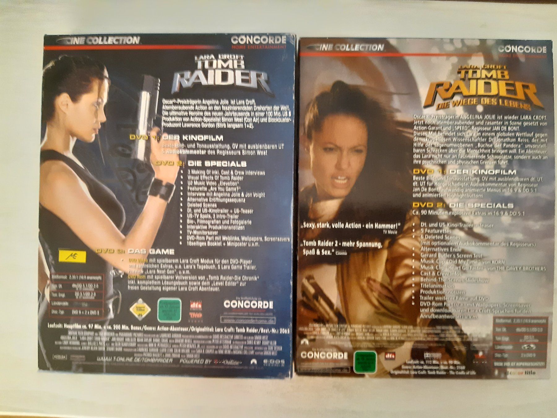 Tutti i DVDs: Lara Croft - Tomb Raider 1 + 2 – Usato da Domat-Ems venduto da nugipuff 1