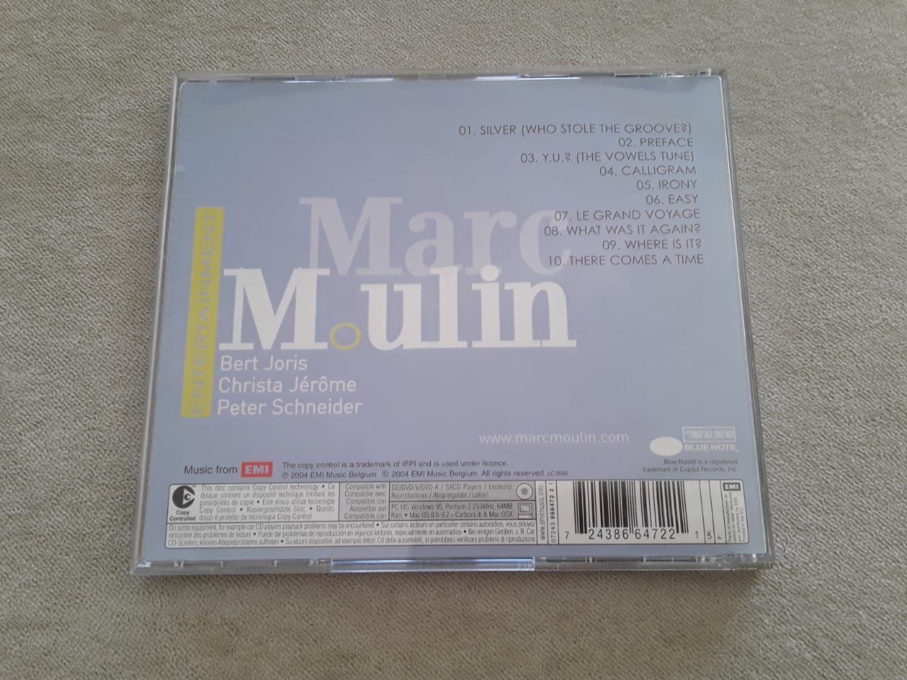 CD: Marc Moulin - Entertainment – Usato da Lenzburg venduto da Sepulmander 3