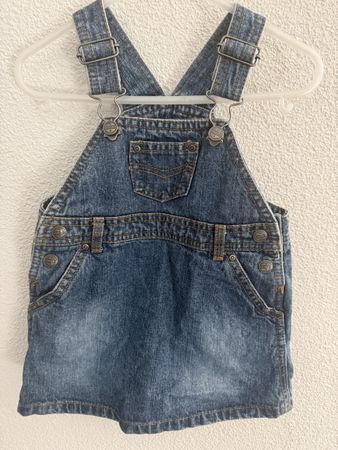 Latzkleid Denim Grösse 80 Campus guter Zustand