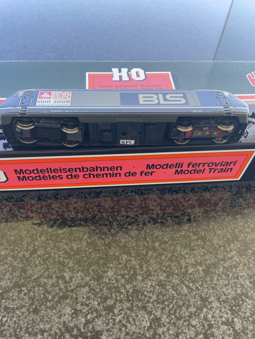 Hag Modellini di ferrovie: HAG Re 4/4 Typ 465   BLS       =DC – Usato da Horgen venduto da otto490 1