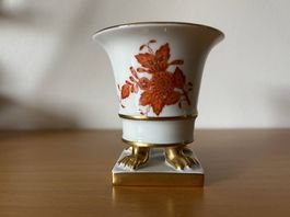 Vintage miniature vase with lion feet