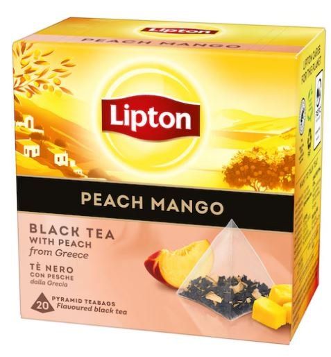 Cibi & Specialità: Lipton Tea - Peach Mango - Pyramidenteebeutel – Nuovo e nell'imballaggio originale da Gampelen venduto da Geschenkxy