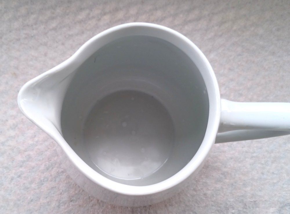 Karaffen: RÖSSLER weißer Krug 1 Liter -G05 – Gebraucht aus Morges von vimajes12 1