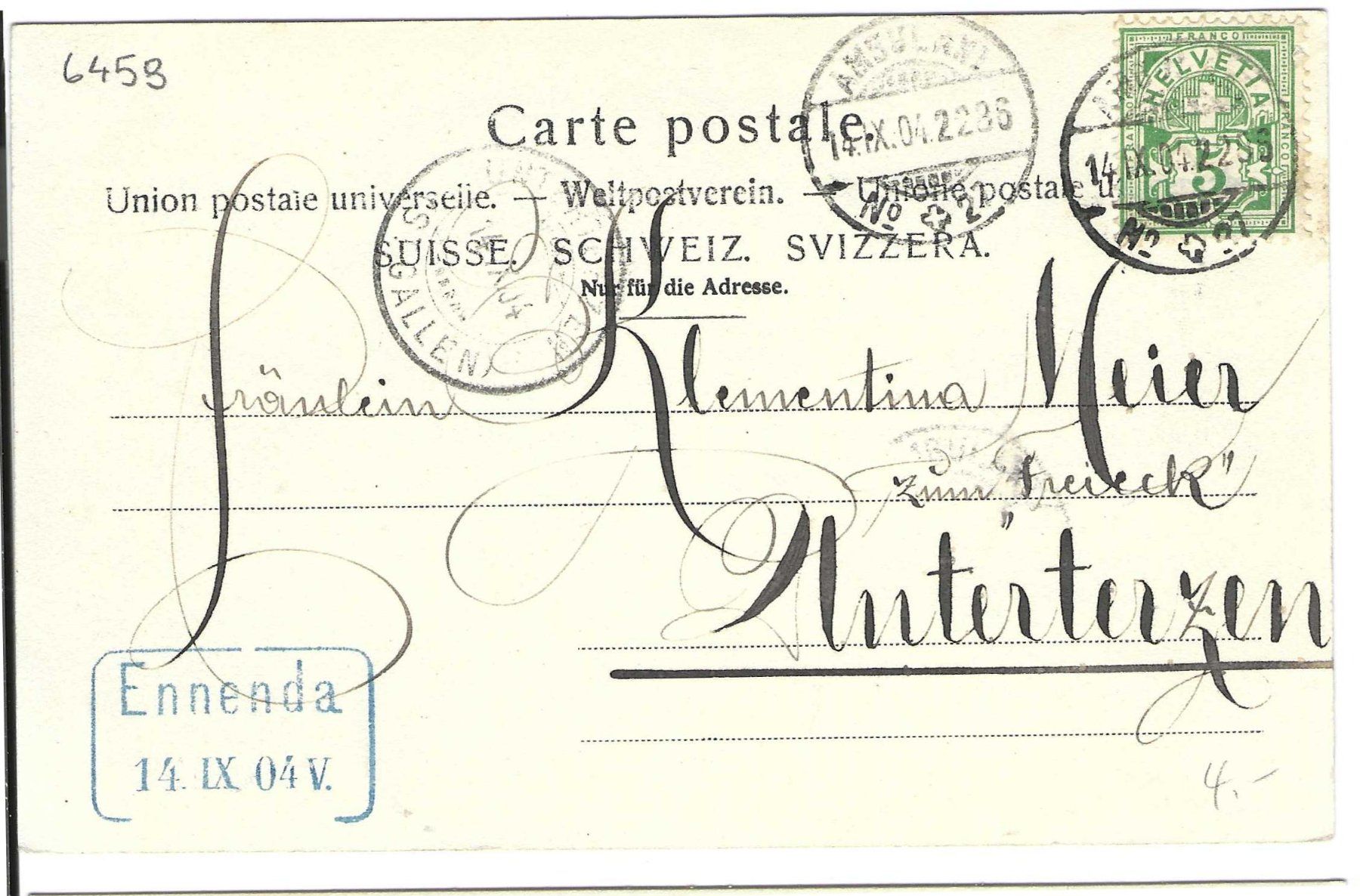 Cartes postales: Ennenda – D'occasion à Wildhaus par Brunphil 1