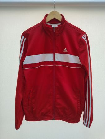 Adidas Unisex Trainingsjacke rot, Grösse S