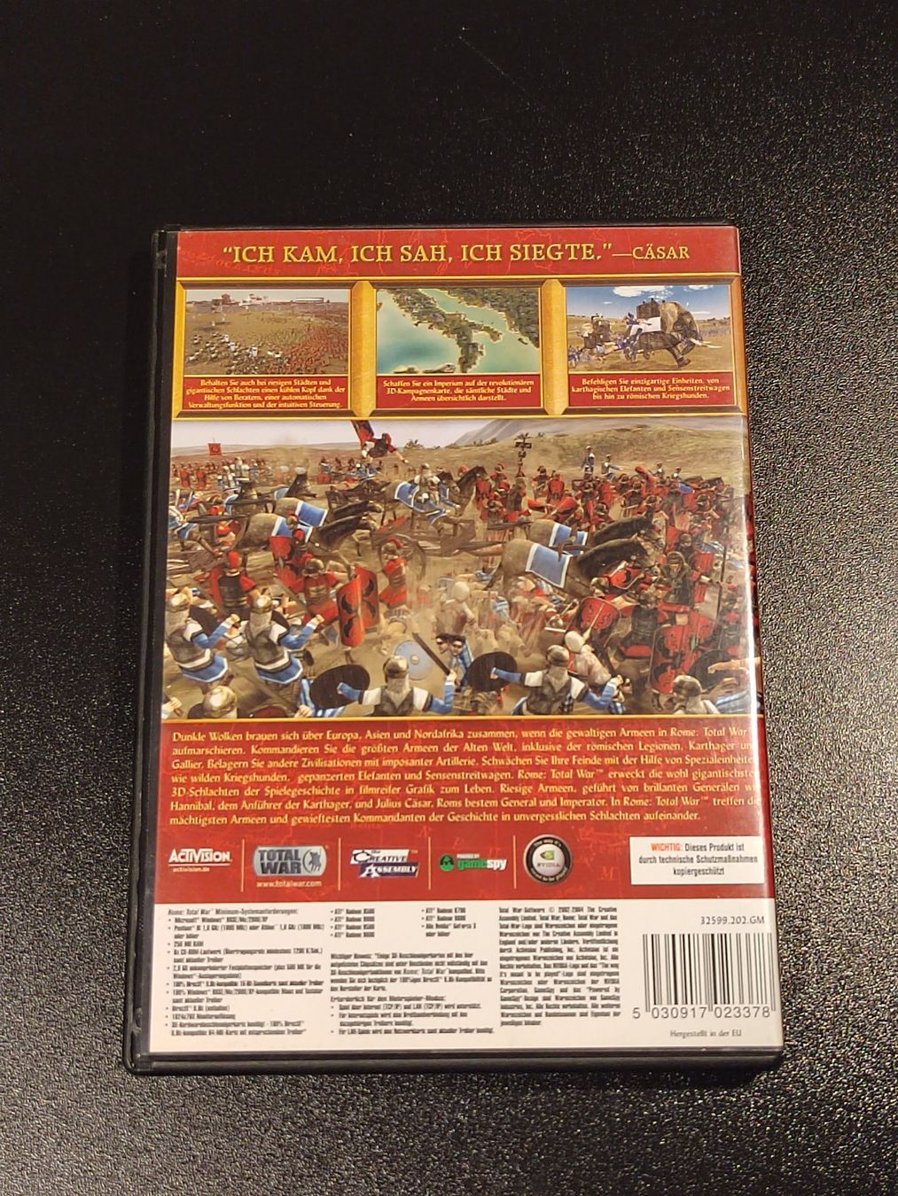 Giochi: Rome Total War PC DE 2004 – Usato da Fribourg venduto da Nooky 1