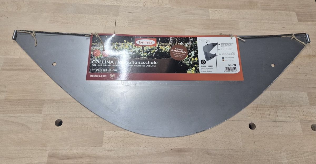 Vasi per fiori: 4er Set Hangbepflanzungsschale Corten Stahl – Nuovo e nell'imballaggio originale da Bichelsee venduto da straub87