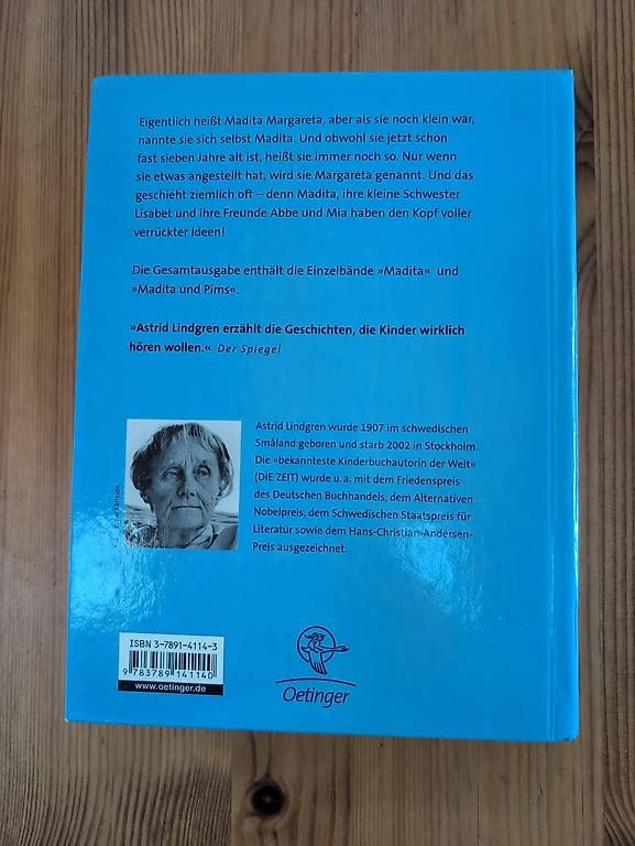 Bücher: Astrid Lindgren - Madita – Gebraucht aus Alberswil von __colafroeschli__ 1
