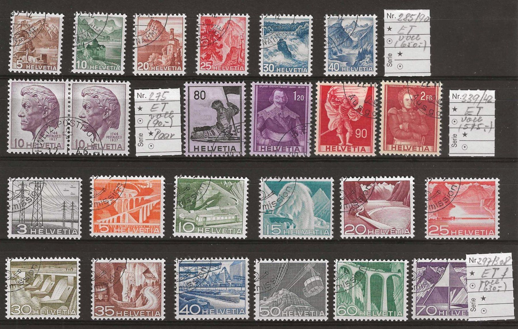 Tutti i francobolli: Lot Ausgaben mit Ersttag Stempel – Usato da Gümligen venduto da Geniusbuy