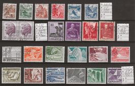 Lot Ausgaben mit Ersttag Stempel