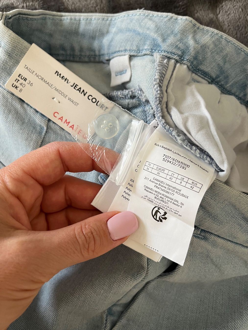 Pantaloni: New jeans camaïeu  size S – Nuovo (secondo la descrizione) da Chêne-Bougeries venduto da Seetooyoo 3