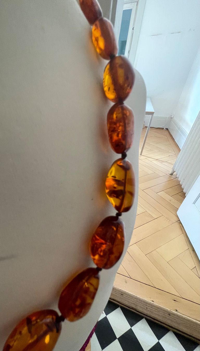 Colliers: Bernsteinkette Bernstein vintage – D'occasion à Zürich par Pudelkerne 2