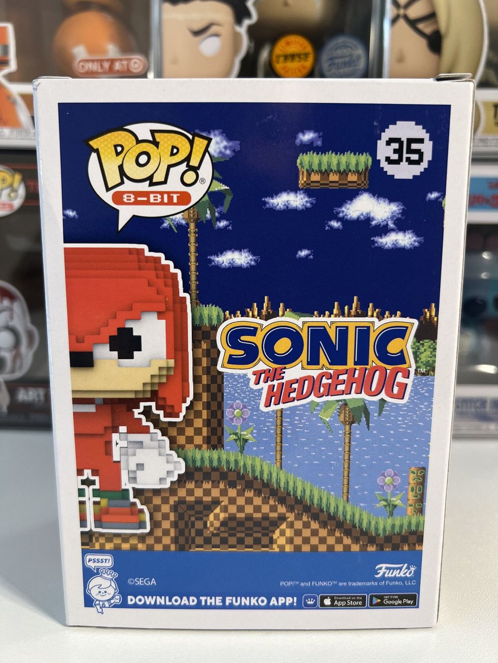 Funko Figuren: Funko POP! 8-Bit Games Sonic the Hedgehog Knuckles Limitée – Neu und originalverpackt aus Le Mouret von perfectbijou 2