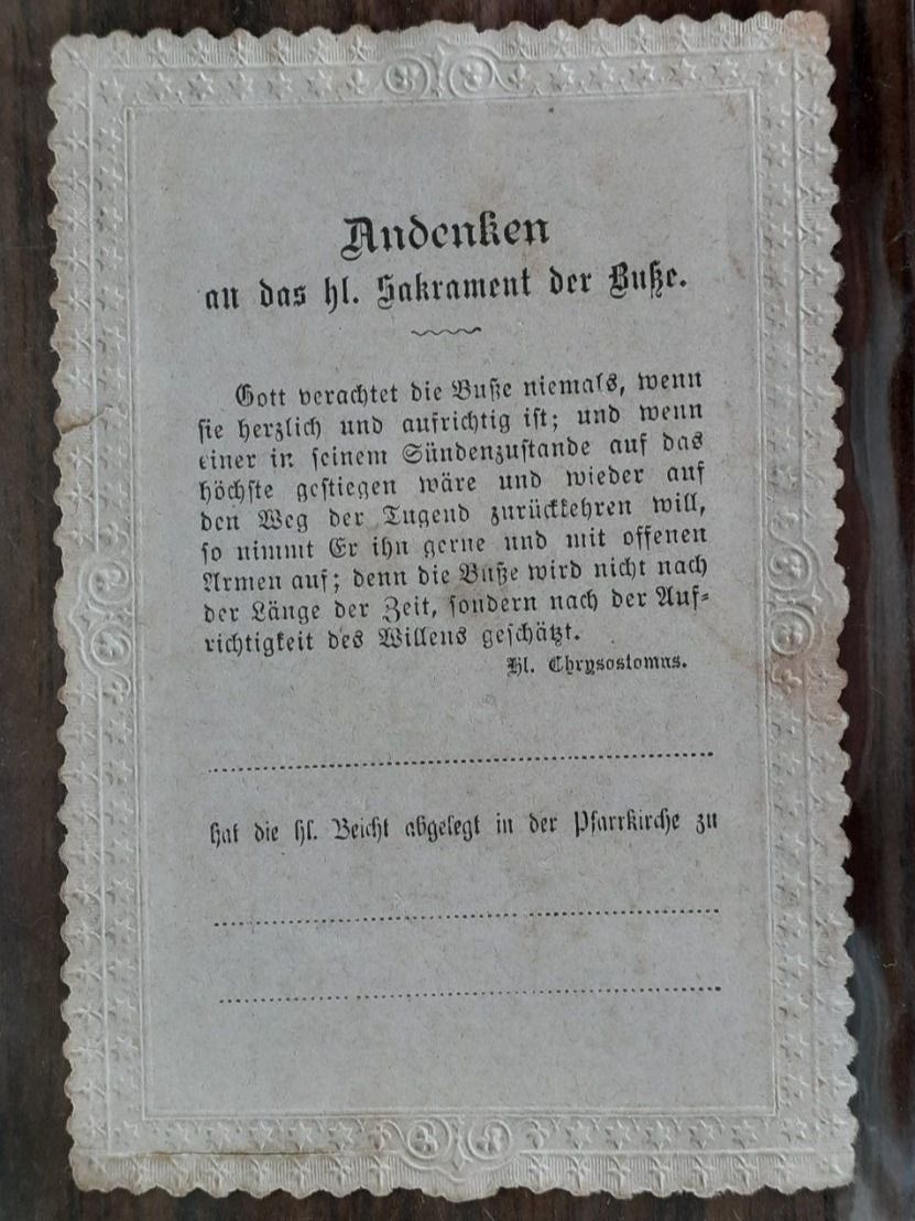 Incisioni: Andachtsbild Spitzenbild Einsiedeln/Benziger antik – Usato da Mörschwil venduto da lindaswunderkiste 3