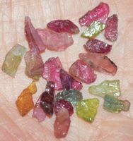 Mineralien Set L-4035 – 22 Multicolor Turmalin 3x5 bis 4x8mm