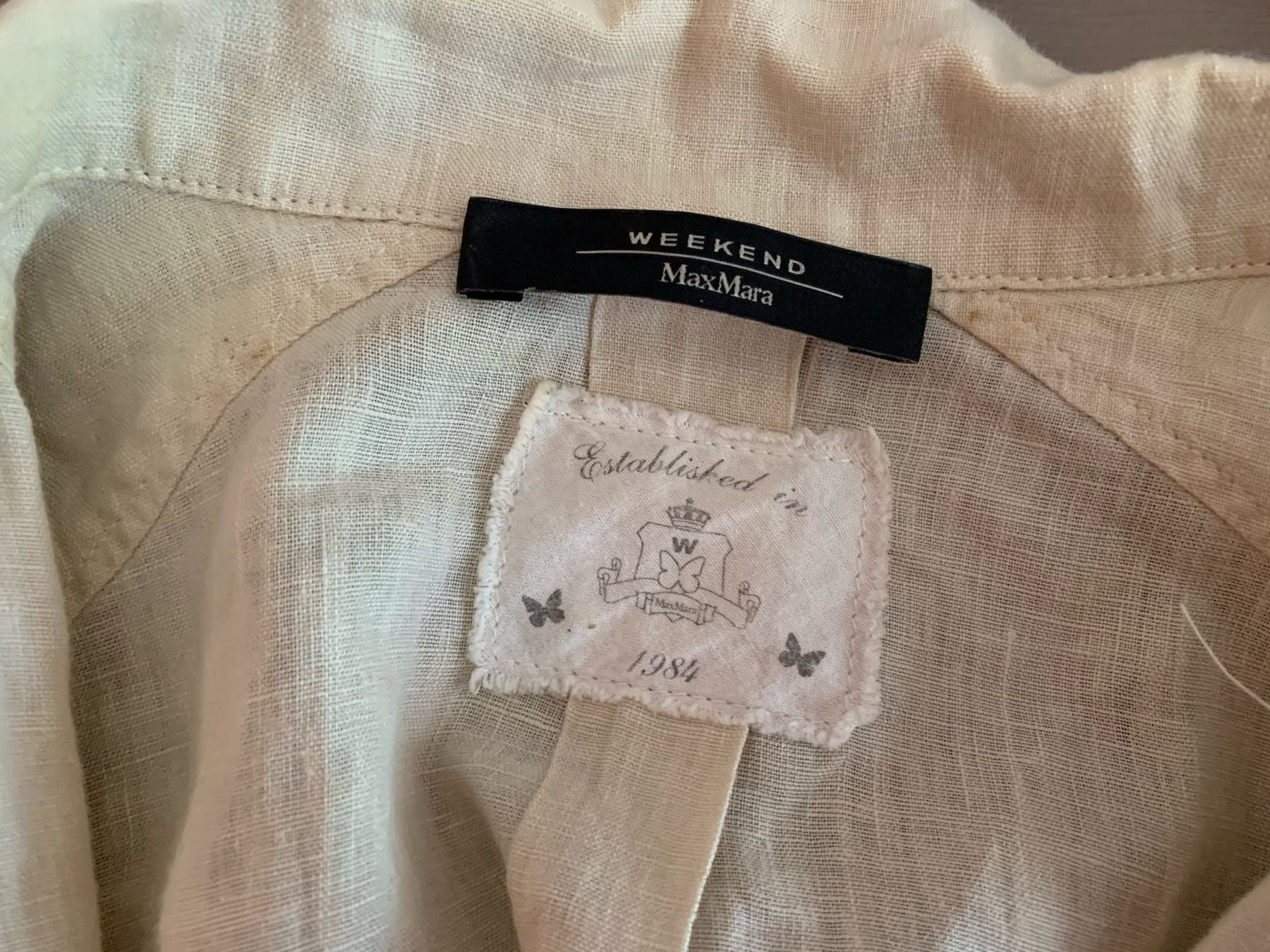 Max Mara Camicette: MAX MARA Weekend Leinenbluse Blusenkleid Gr L – Usato da Meiringen venduto da snahhanssnah 2