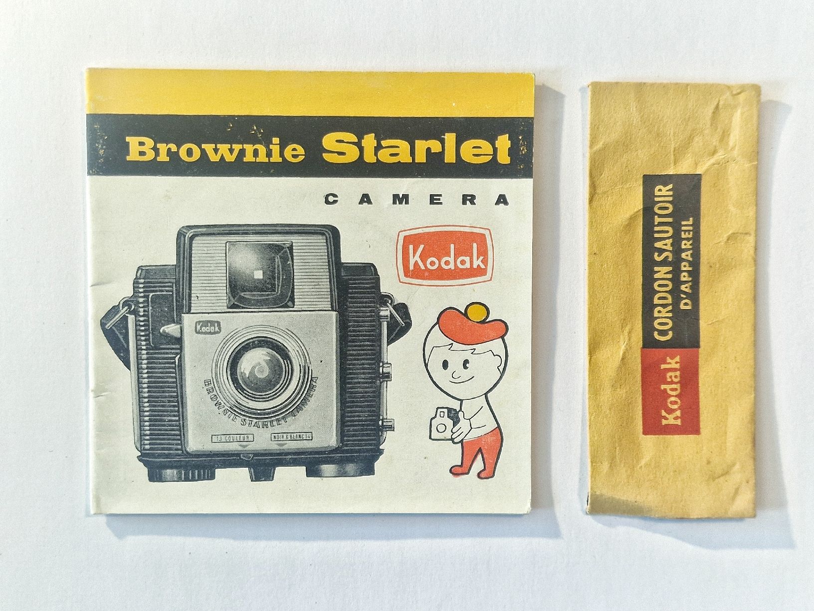 Kodak Fotocamera: French Kodak Starlet camera with box, 1950s – Usato da Liebefeld venduto da markprosser 7