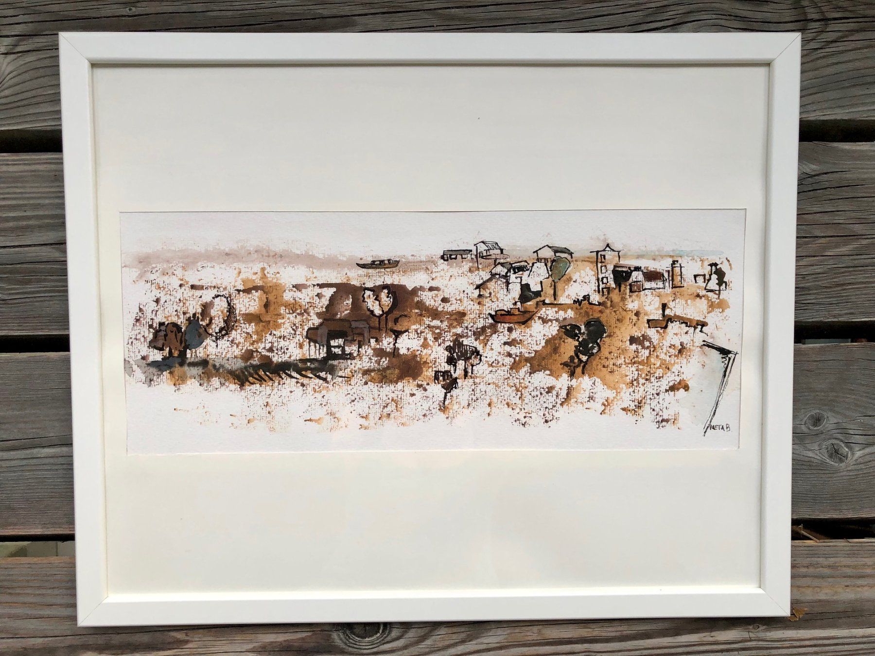 Dipinti: "Landschaft " von Meta Bruppacher-Citroen – Usato da Winterthur venduto da Barunggeli