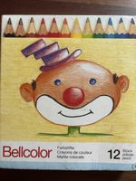 Bellcolor Farbstifte 12 Stk, 9 cm, neu