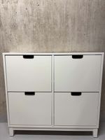 IKEA STALL Shoe Cabinet 4 Compartments White 96x17x90cm