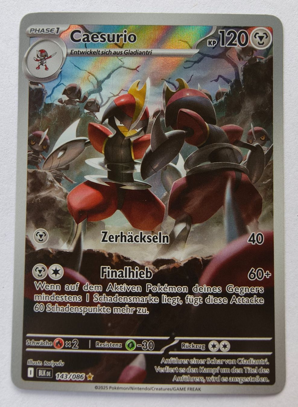 Pokémon Cartes à collectionner: Caesurio - BLK 143/086 – D'occasion à Suhr par kingj01