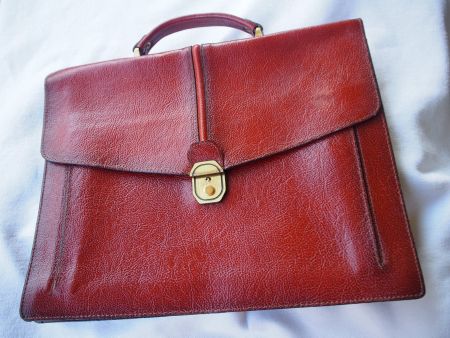 cartable haute gamme en cuir véritable