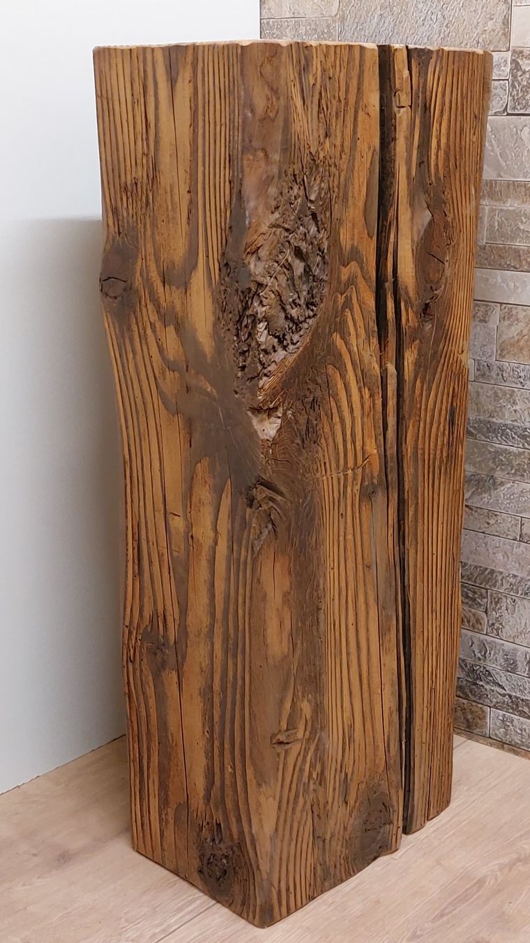 Tutte le decorazioni: Rustikale, massive und wunderschöne Altholzsäule / Dekosäule – Nuovo e nell'imballaggio originale da Egnach venduto da Oldwoodstyle 2