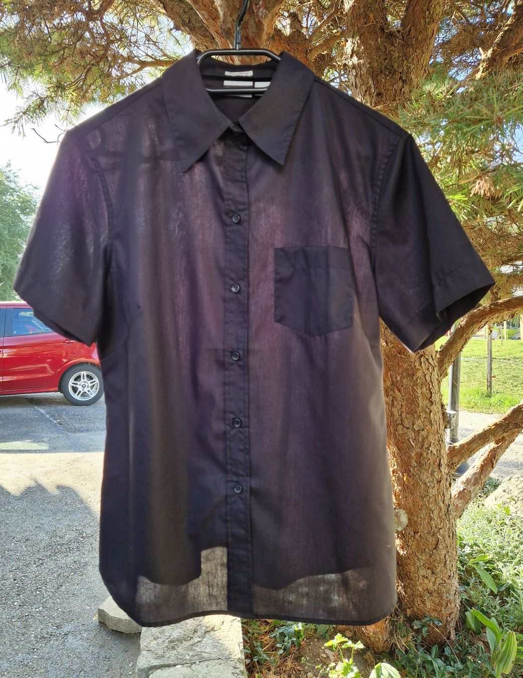 Blusen: Schwarze Bluse Basic Line,bügelfrei, fast neu, Gr. 42 – Neu (gemäss Beschreibung) aus Siblingen von Vany_McDougall 5