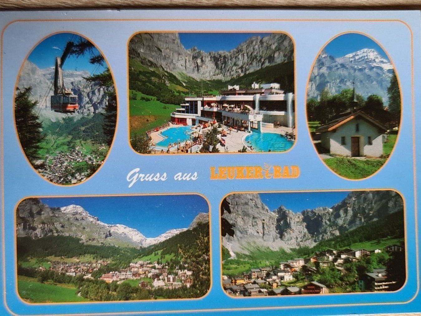 Cartoline postali: Leukerbad Wallis 2001 – Usato da Dintikon venduto da Vexi