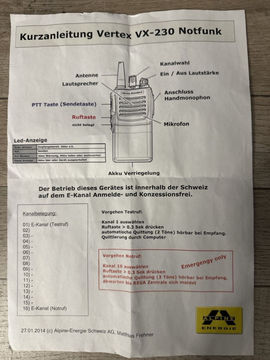 Radiocomunicazione: Vartex VX-230 Notfunk – Usato da Emmenbrücke venduto da Marktonline 6