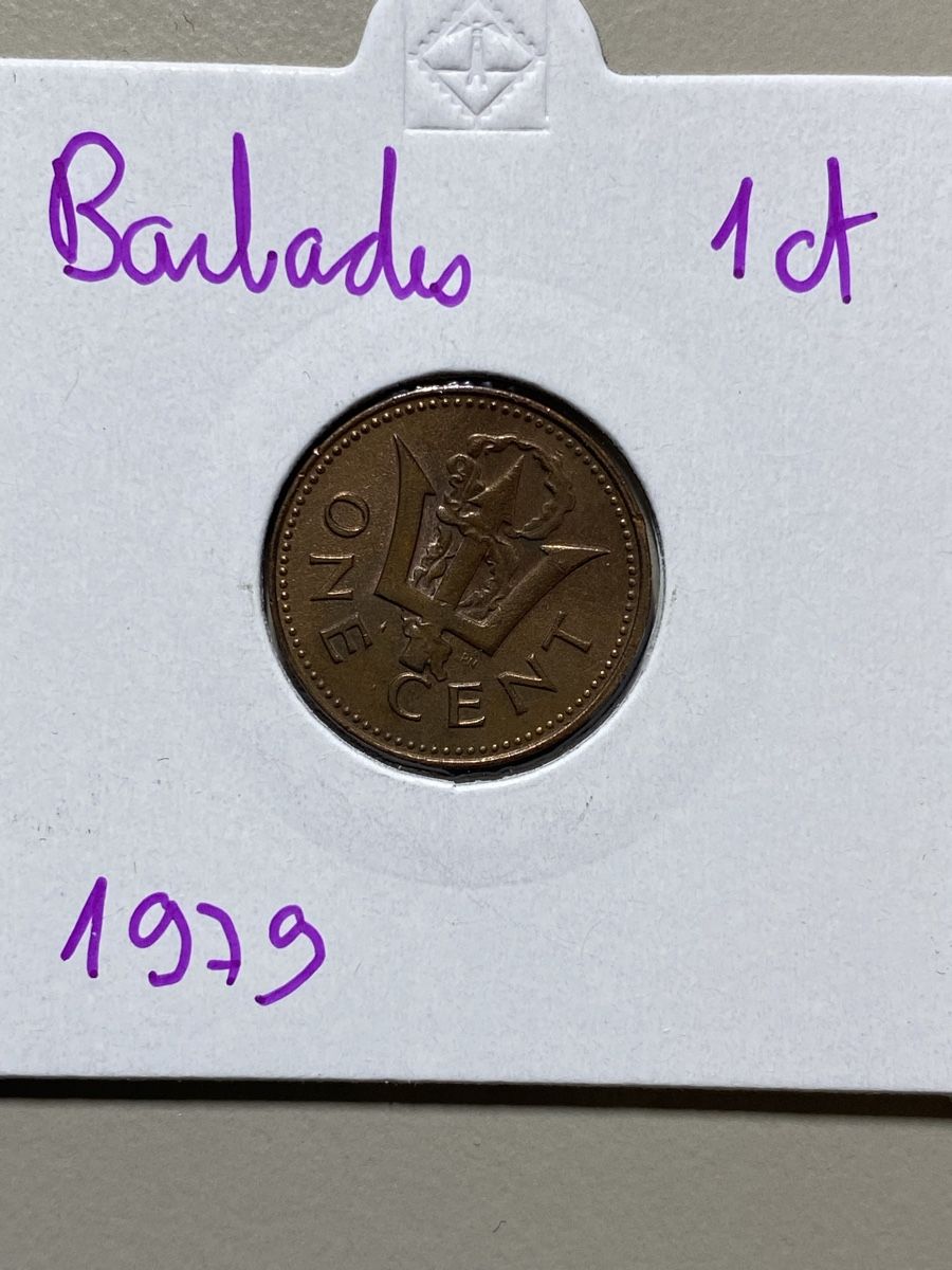 Toutes les monnaies: Barbades - 1 cent - 1979 – D'occasion à Payerne par Mike1682