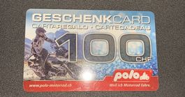 100 CHF Polo Motorrad Gutschein