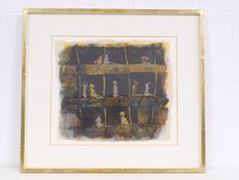 Michele Mainoli Lithografie 35/100 signiert | Nussbaumer