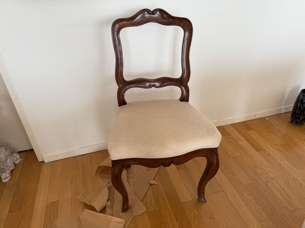 Stühle: klassischer Vintage Stuhl Hocker Sessel – Gebraucht aus Walterswil BE von Lonitti 8