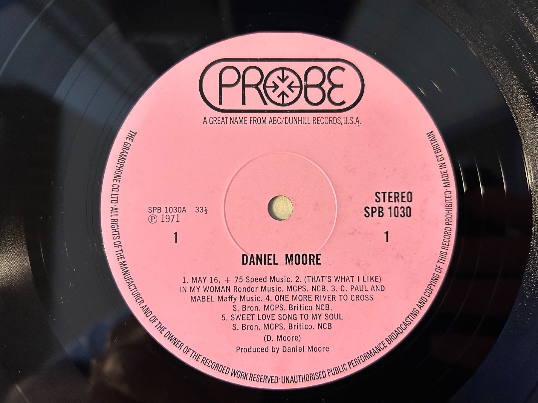 Schallplatten: Daniel Moore - Same, Vinyl Schallplatte – Gebraucht aus Aesch BL von BlueMusicRecords 2