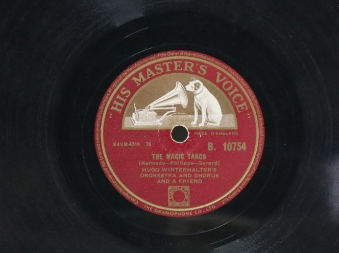 Dischi in vinile: Schellackplatte Hugo Winterhalter The Magic Tango Schellack – Usato da Eschenbach SG venduto da Astalavista 2