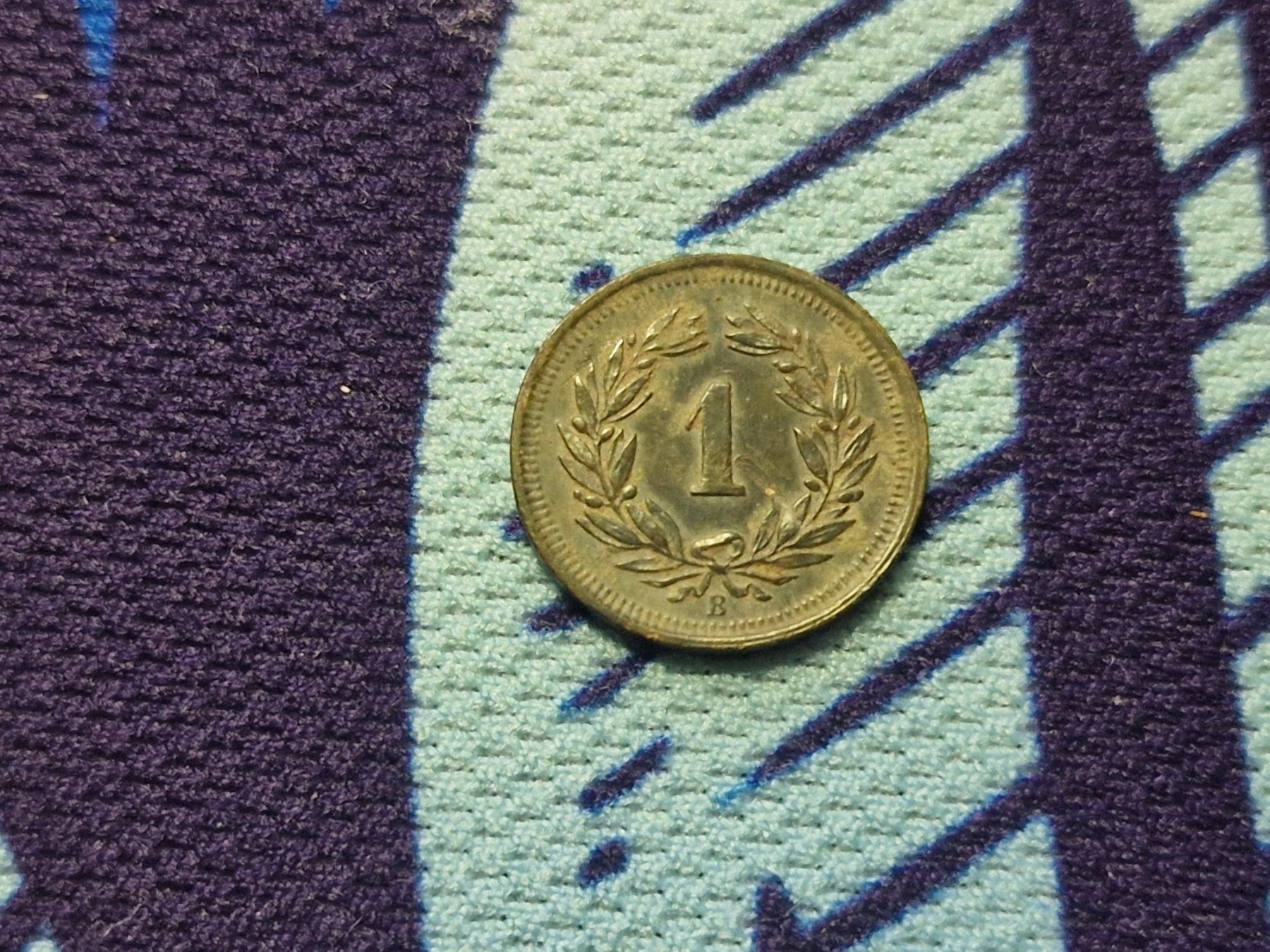 Tutti le monete: 1- Rappen 1939 selten. – Usato da Zürich venduto da Moreira01 2
