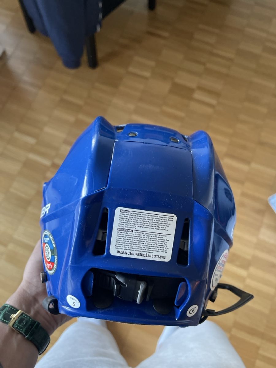 Bauer Caschi: Bauer Eishockeyhelm, blau, Grösse S – Usato da Glattbrugg venduto da jri_rf7r 1