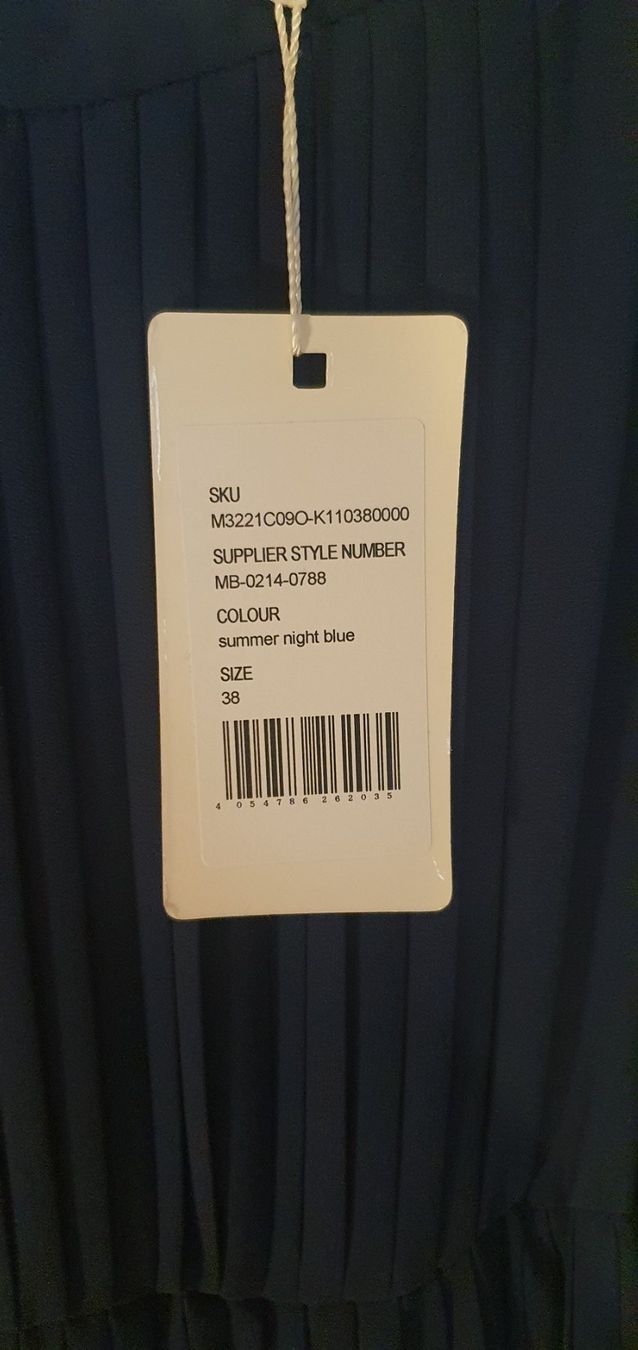 Mint & Berry Kleider: Dunkelblaues Plissee Kleid – Neu (gemäss Beschreibung) aus Hüttlingen von Thurgi85 3