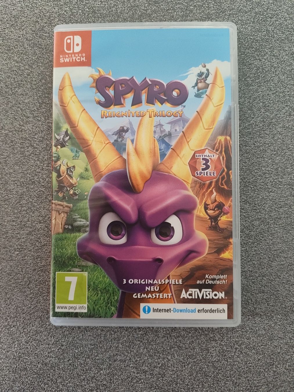 Spiele: Nintendo Switch Spiel Spyro Reignited Trilogy – Gebraucht aus Seuzach von dan1991
