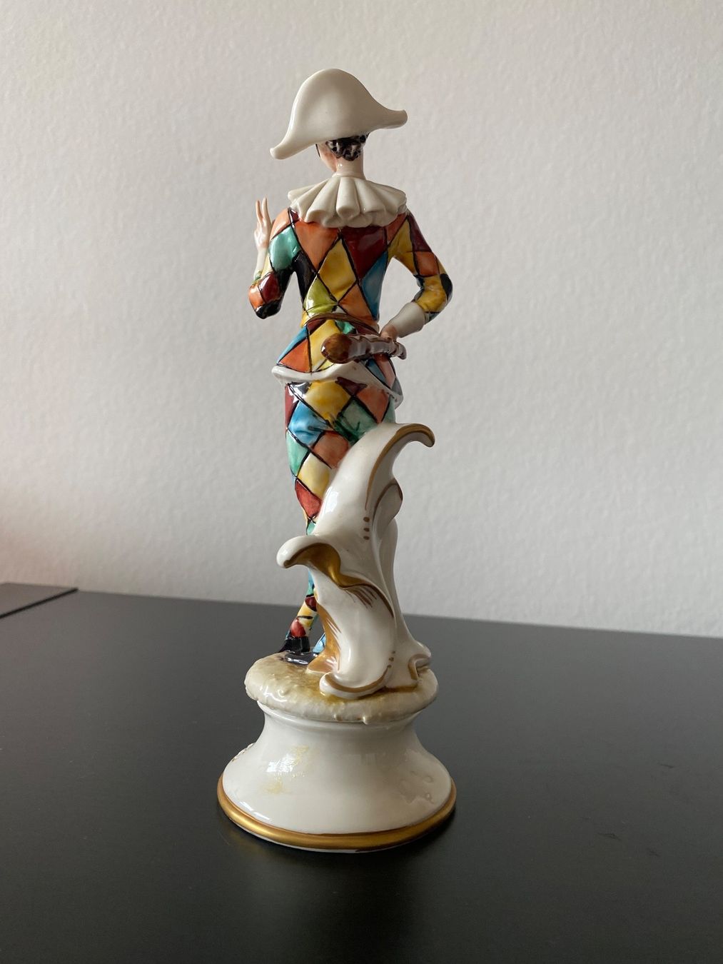 Statuette: Porzellan Figur Arlecchino – Usato da Luzern venduto da S.Kern01 4