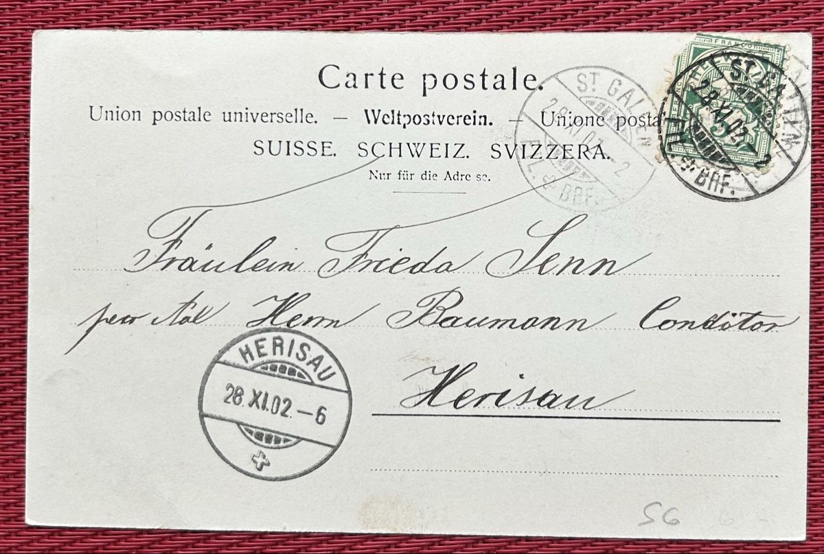Cartoline postali: Gruss aus St.Gallen Hechtplatz  – Usato da Horw venduto da Tellbub 1