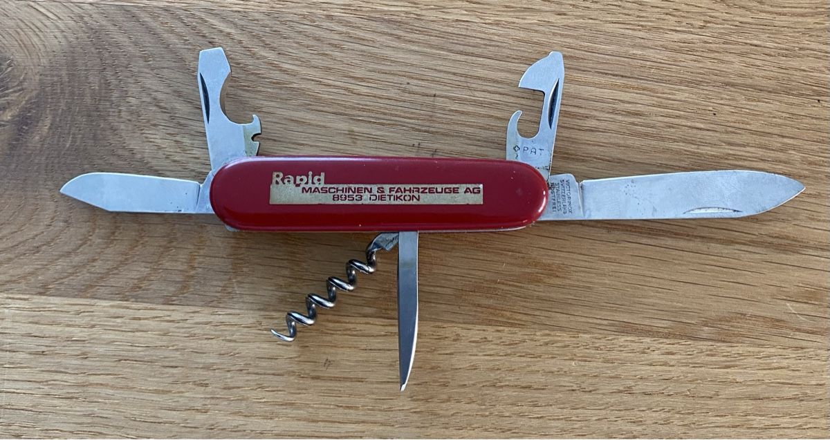 Victorinox Coltelli tascabile: Victorinox Sackmesser rot – Usato da Dietikon venduto da dindin01