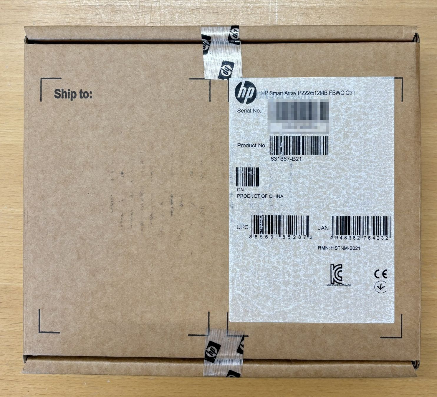 Hewlett Packard Server: HP Smart Array P222 512MB Raid Controller – Neu und originalverpackt aus Geroldswil von Kuale 1