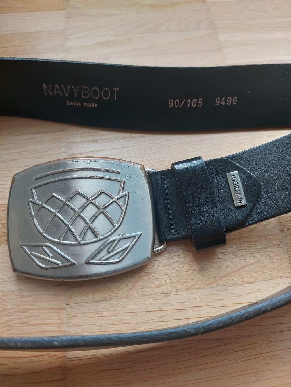 Navyboot Cinture: Navyboot Ledergürtel, Grösse 90/105 – Usato da Embrach venduto da pz78 3