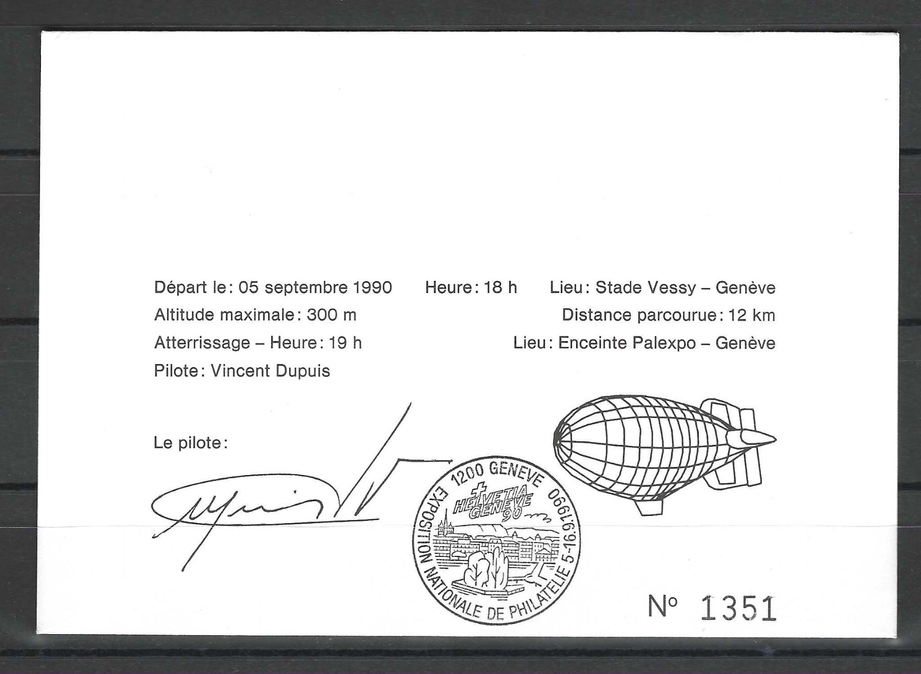 Tutti i francobolli: CH FDC Palexpo 1990 – Usato da Koblenz venduto da Markenhimmel 1