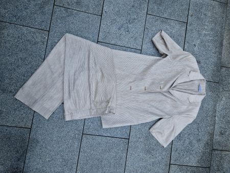 Gerry Weber Kurzarmanzug gestreift Gr. 40