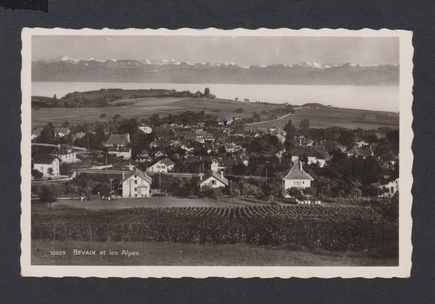 Cartoline postali: Bevaix  NE   :   alte Ansichtskarte um 1937 – Usato da Vitznau venduto da Ropaku